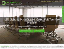 Tablet Screenshot of demandlighting.com